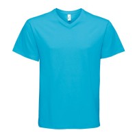 T-SHIRT VICTORY GOLA V M/M AQUA 